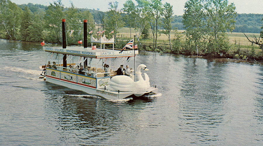 Vintage swan ride