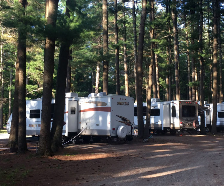 Whispering Pines tenting